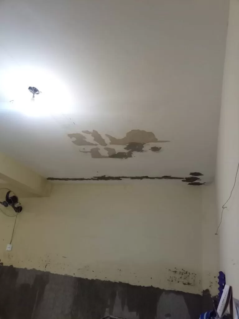 Chuva revela problemas estruturais na creche do bairro Pinheirinho em Alfenas