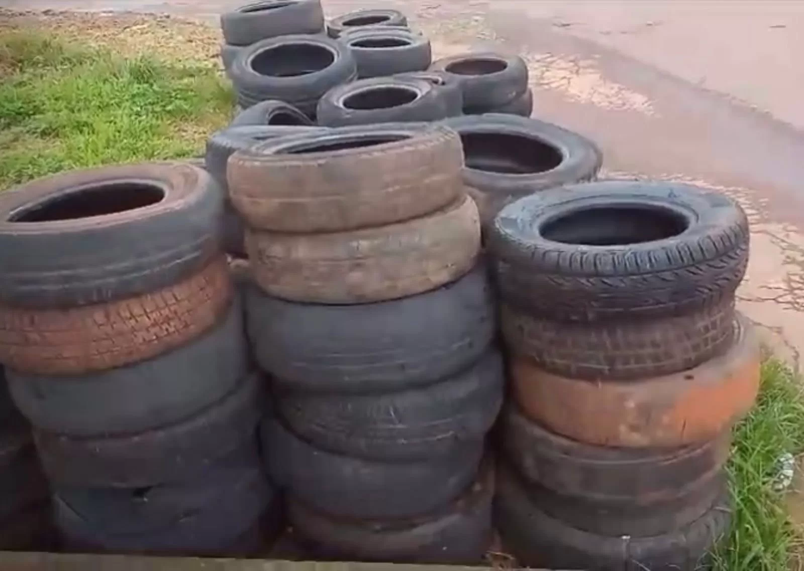 Morador denuncia dificuldades para descartar pneus em Alfenas