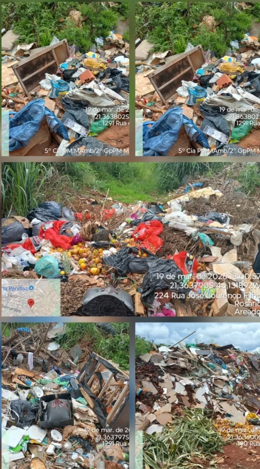 Município de Areado é multado em mais de R$ 260 mil por descarte irregular de resíduos