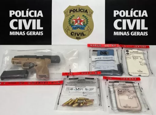 Polícia Civil de Alfenas prende suspeito de tentativa de homicídio e apreende armas