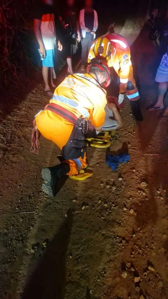 Acidente na BR-369 em Alfenas deixa três pessoas feridas após perda de controle do veículo