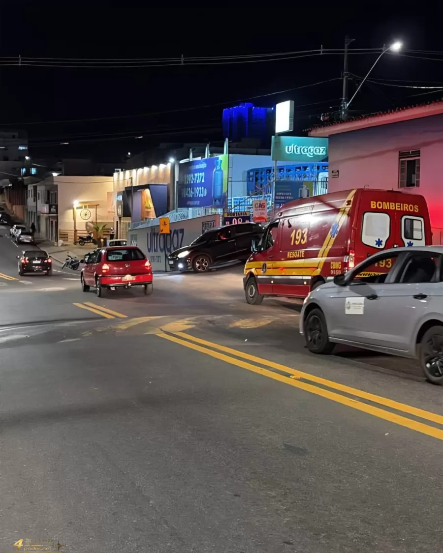 Ciclista fica ferido após colisão em cruzamento de Alfenas