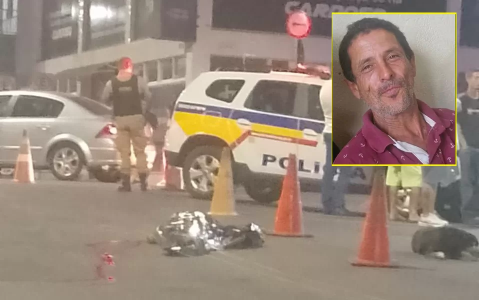Homem morre atropelado em Alfenas após rotina de risco em vias públicas