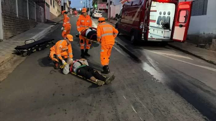 Derramamento de óleo causa acidentes e ferimentos em motociclistas em Alfenas