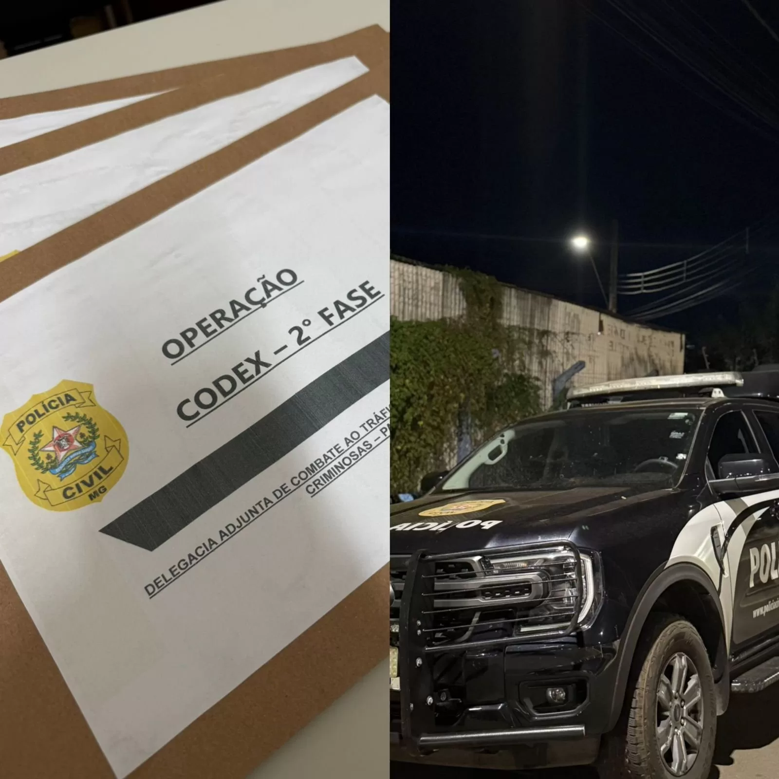 Polícia Civil realiza Operação Codex II contra tráfico de drogas no Sul de Minas