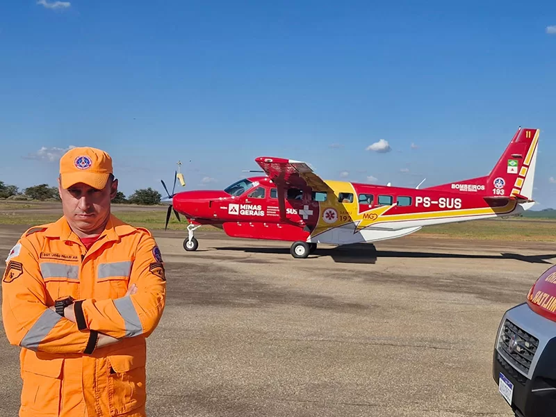 Bombeiro de folga salva bebê de seis dias engasgado em Alfenas