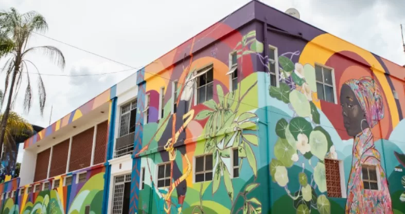 Alfenas participa de projeto cultural que promove arte urbana e conscientização ambiental