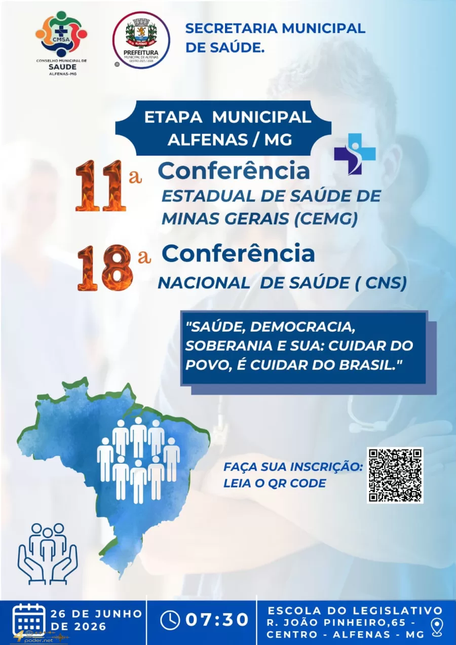 Alfenas realiza etapa municipal das Conferências de Saúde para fortalecer o SUS