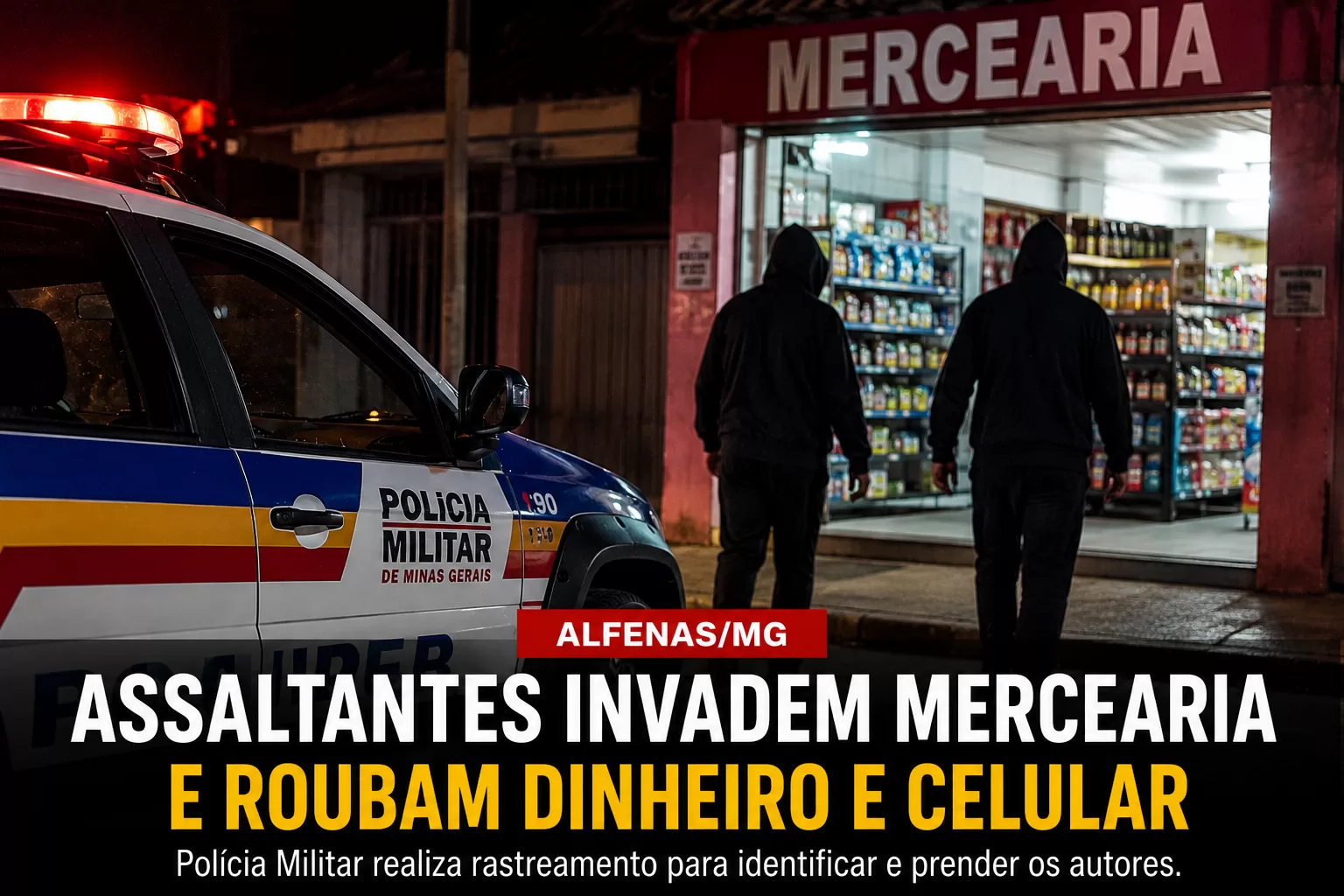 Assalto sem Prisões em Alfenas: Polícia Intensifica Esforços em Nova Investigação