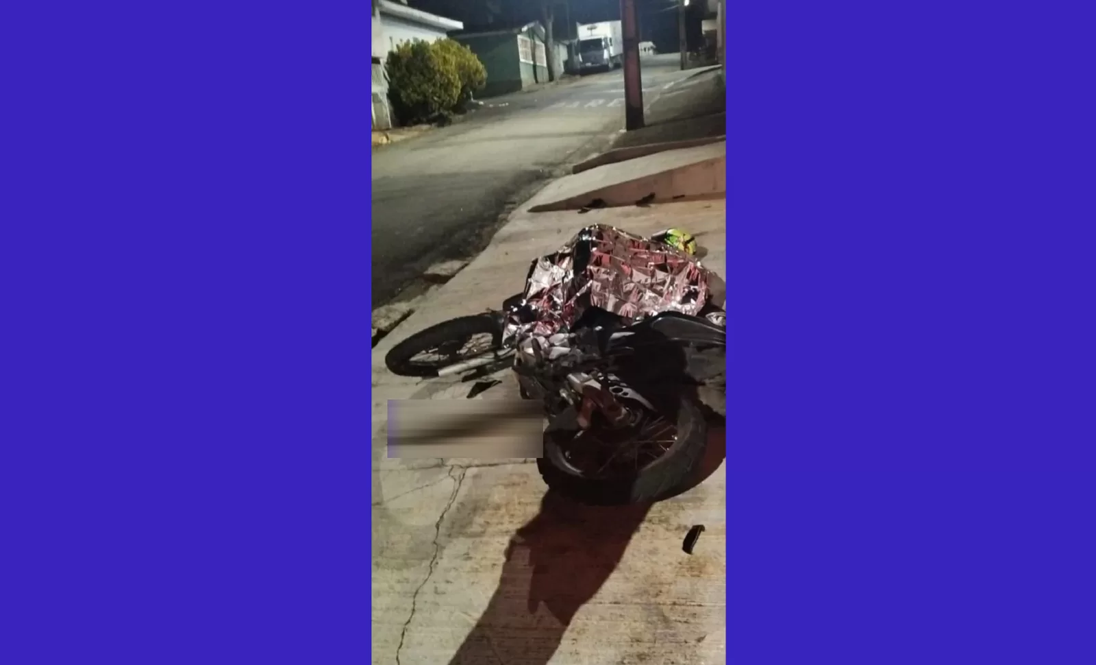 Motociclista morre ao perder controle e colidir contra muro em Alfenas