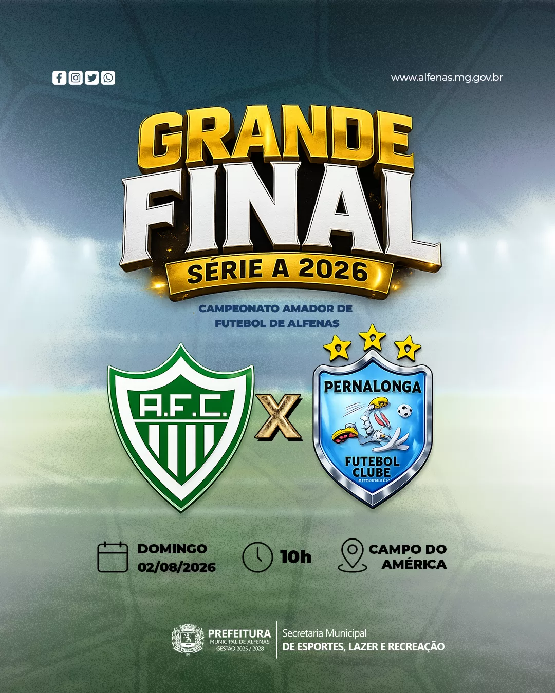 Alfenas recebe finais do futebol amador neste domingo (2)