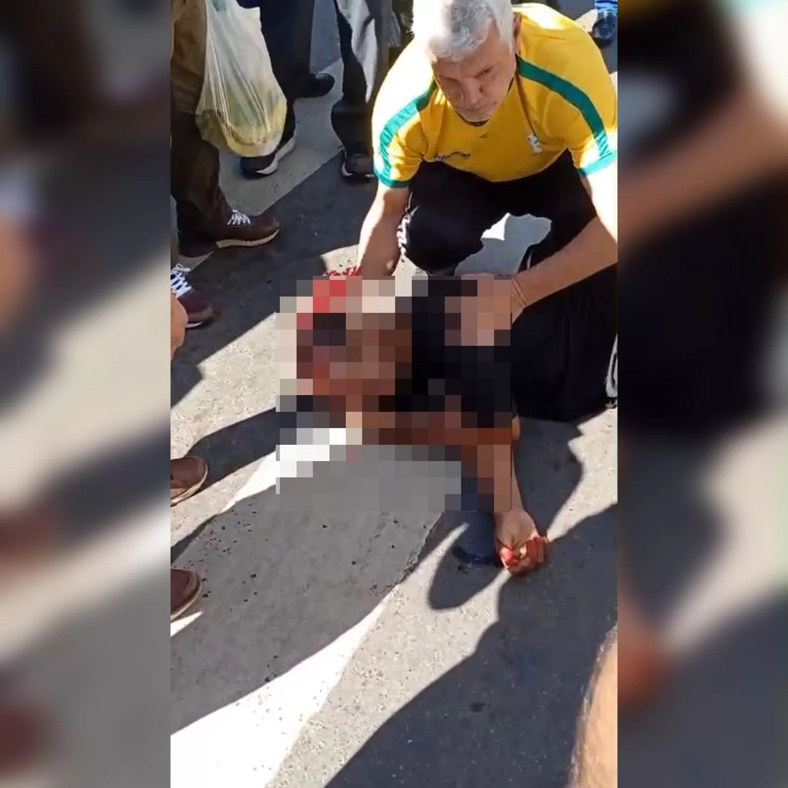 Homem sofre mal súbito e fica gravemente ferido após queda em feira livre de Alfenas