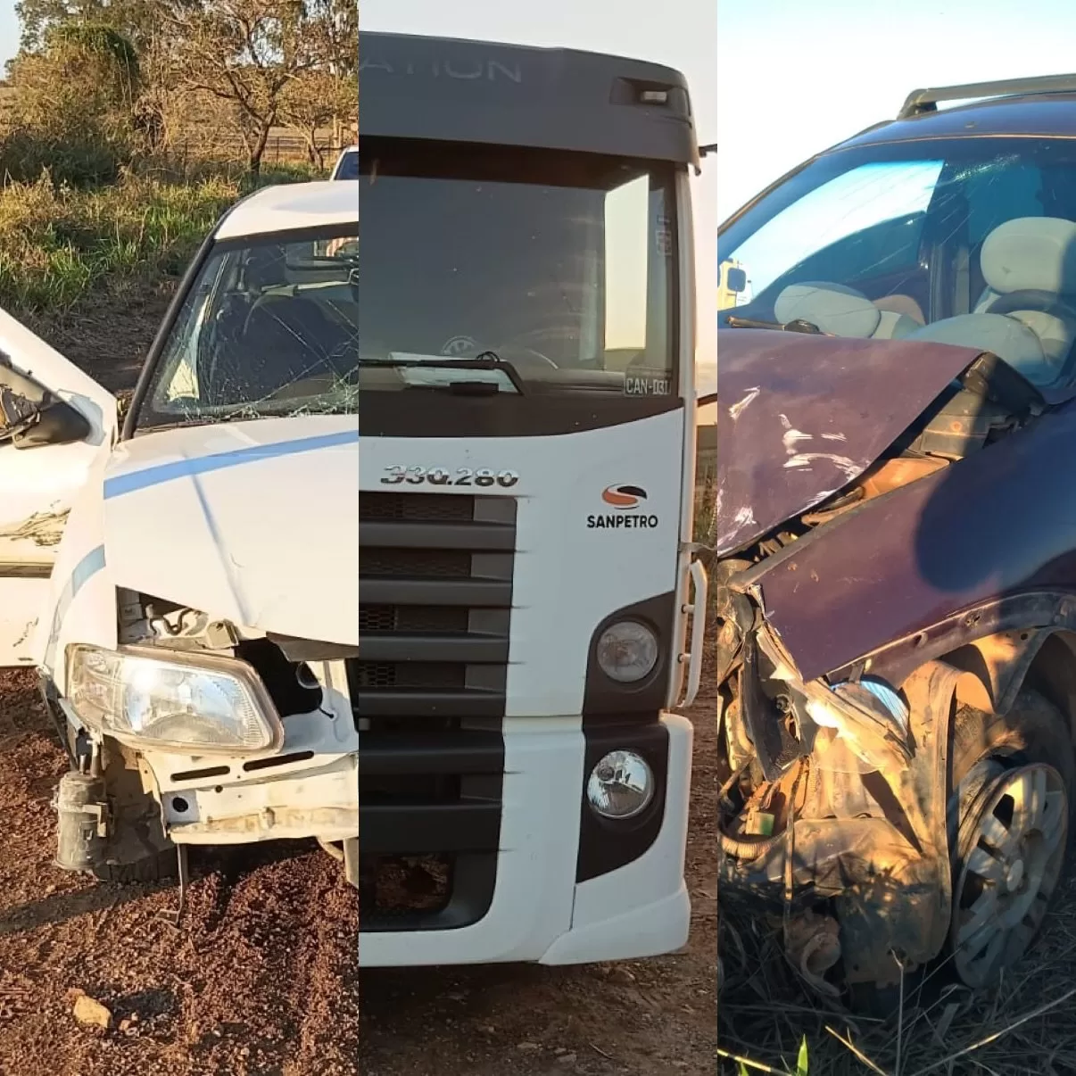 Quatro pessoas ficam feridas em acidente na MGC-369 entre Alfenas e Campos Gerais
