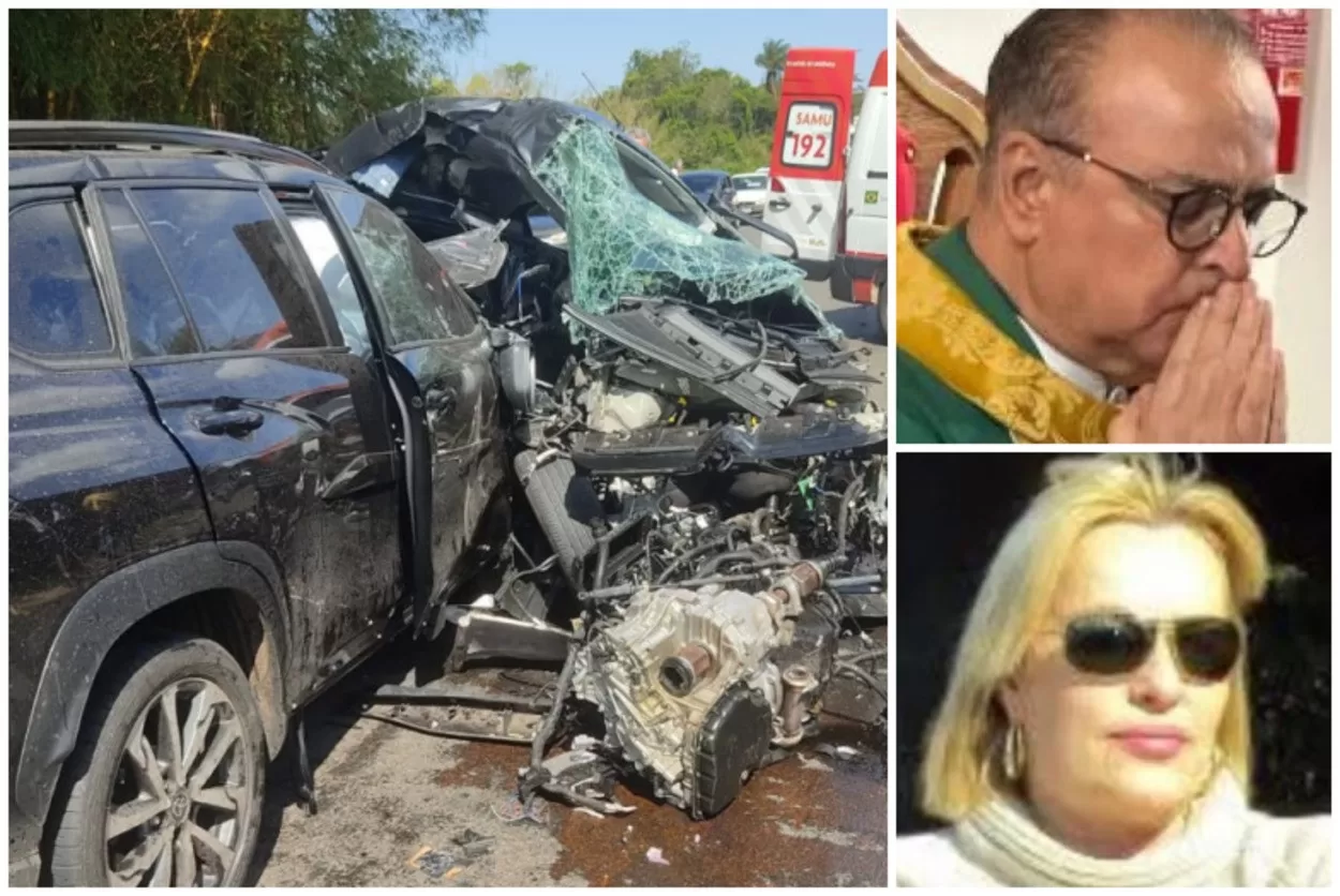 Acidente na SP-338, em Mococa, mata padre de Poços de Caldas e mulher