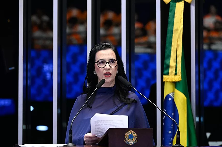 Diretora-executiva da Fepecs, Vanessa Guimarães Campos destacou a contribuição da fundação à saúde do DF - Foto: Carlos Moura/Agência Senado