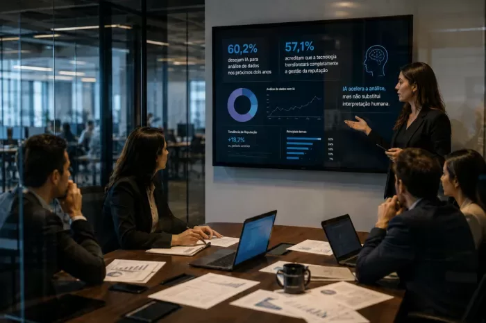 Inteligência artificial lidera planos de investimento em reputação empresarial no Brasil